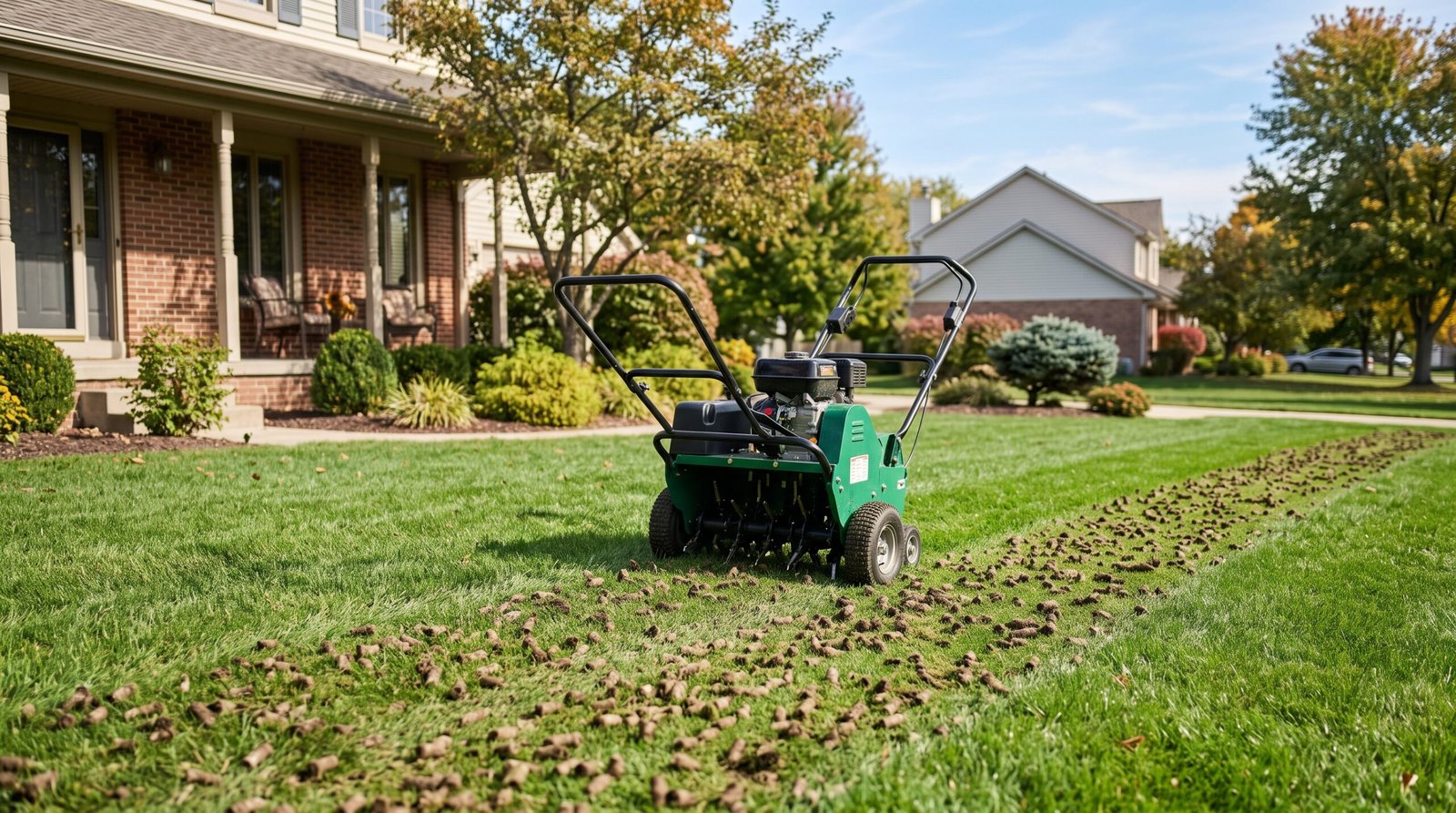 Best time to aerate a lawn in Stamford, CT during fall